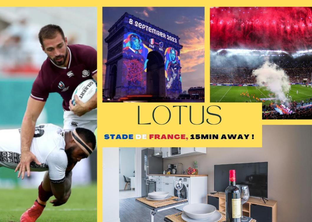Le Lotus - Self Checkin - 20Min From Paris - Free Parking Around Drancy Exterior foto